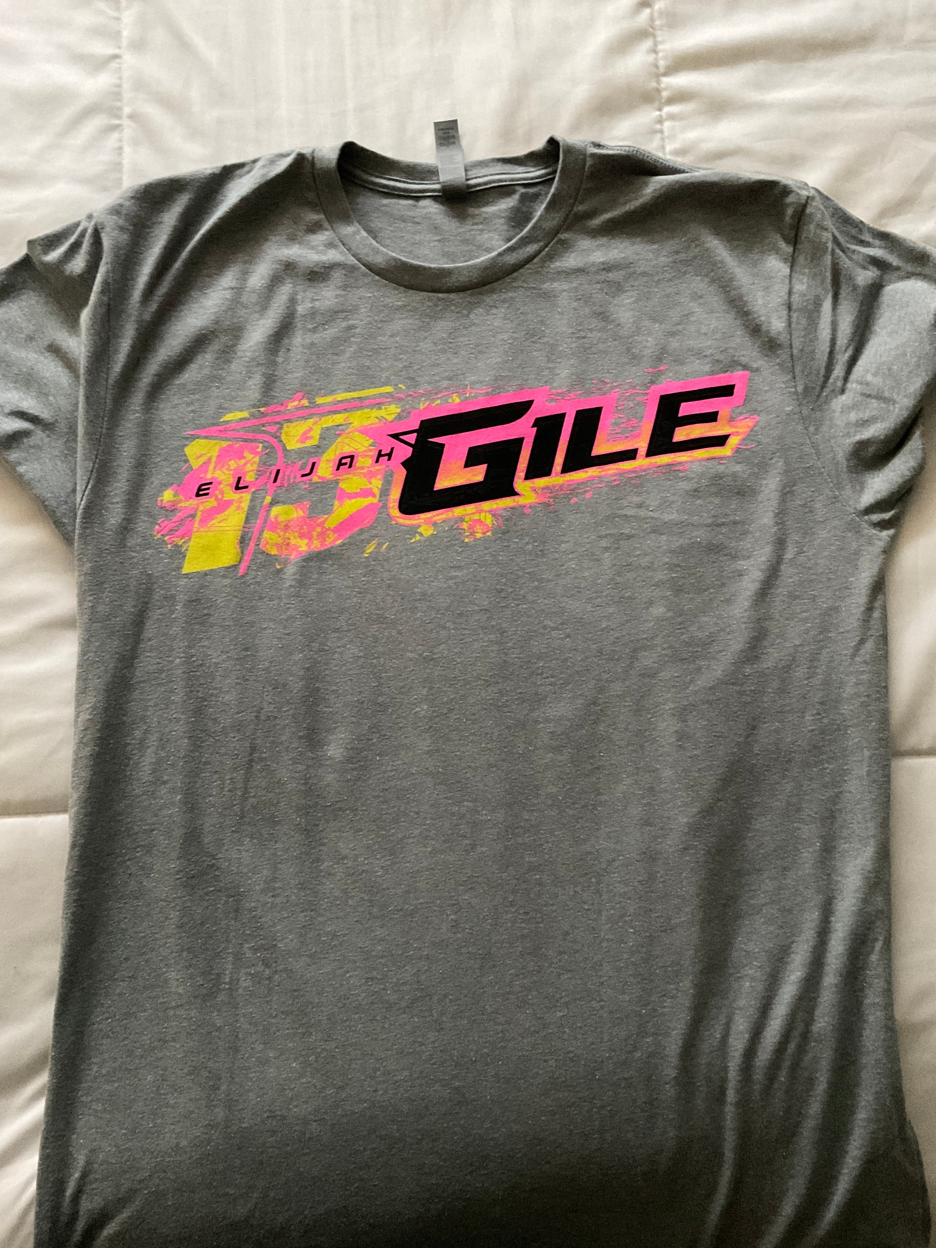 Black/Grey - Elijah Gile Short Sleeve T-Shirts