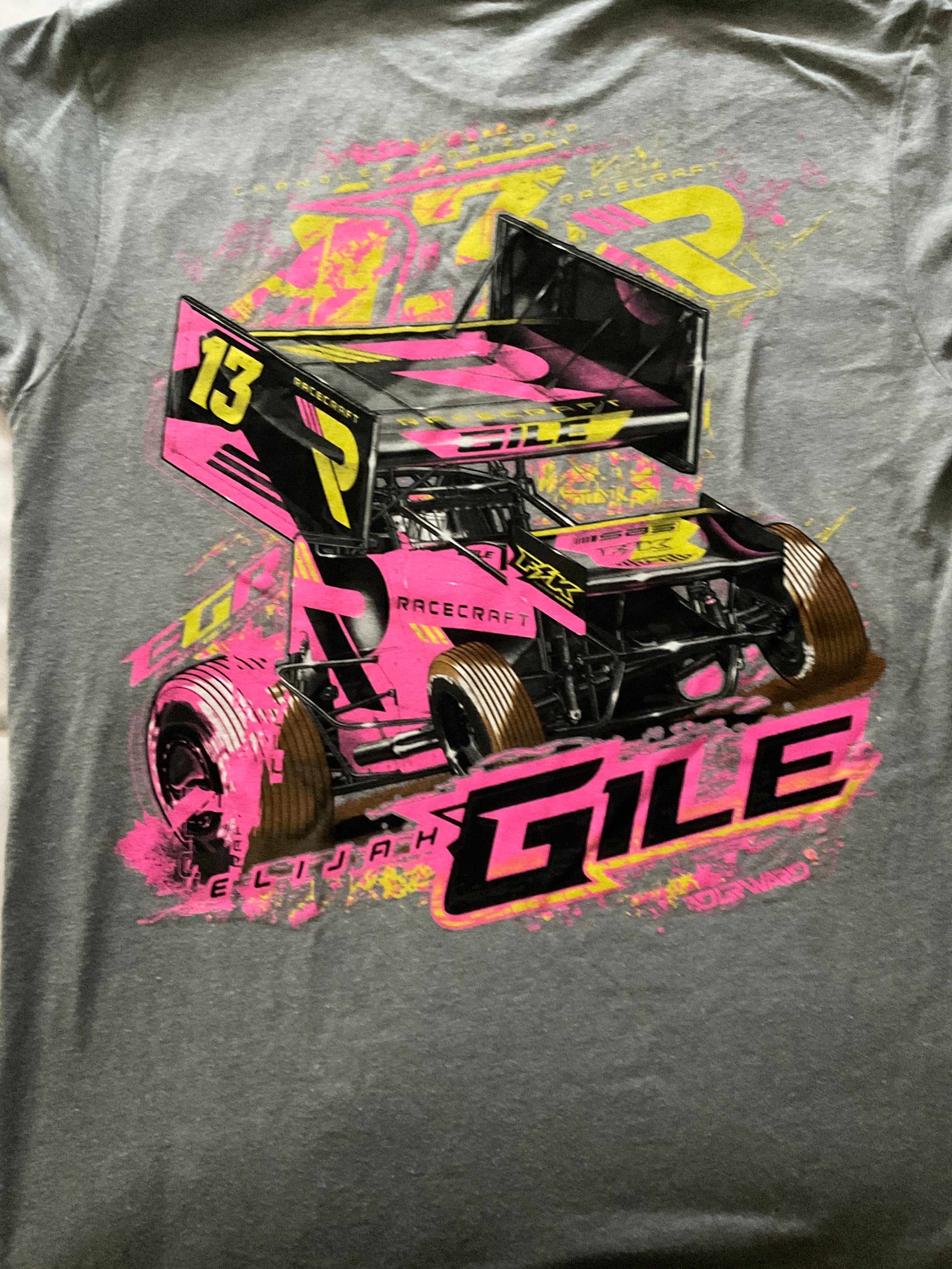 Black/Grey - Elijah Gile Short Sleeve T-Shirts